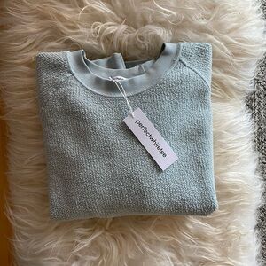 Perfectwhitetee ziggy sweatshirt fresh mint nwt